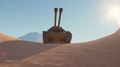 Soviet tank of Russian occupiers Stock Footage 187694860