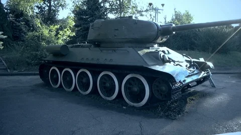 Soviet tanks during the war Stock Footage 113008160