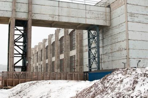 Soviet union architecture design Stock Photos
