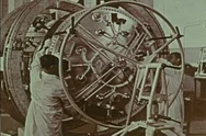 The Soviet Union Launches Sputnik 3 And The Space Race Is On. Stock Footage
