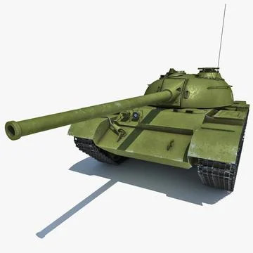 3D Model: Soviet Union Main Battle Tank T-54 #90942395