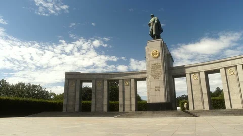 Soviet War Memorial in Berlin Germany Stock Footage 94516505