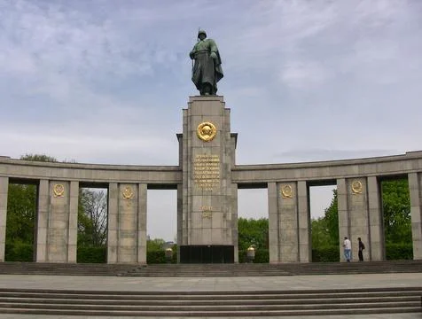 Soviet war memorial, Berlin Germany Stock Photos
