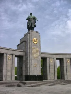 Soviet War Memorial, Berlin Stock Photos