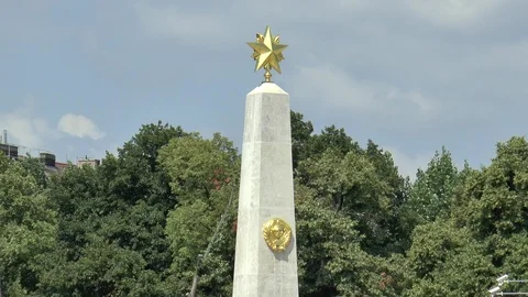 Soviet War Memorial Budapest Hungary Stock Footage 95725336