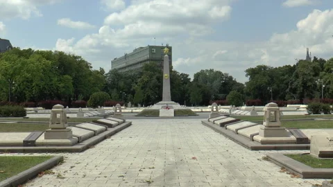 Soviet War Memorial Budapest Hungary Stock Footage 167144635