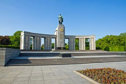 Soviet war memorial Stock Photos