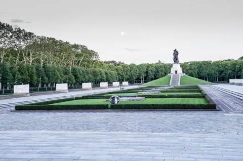 Soviet war memorial in treptower park, berlin, germany Stock Photos