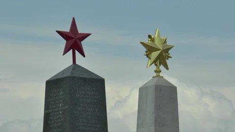 Soviet War Memorials Budapest Hungary Stock Footage 95493241