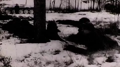 Soviet war operations Moscow defense Stock-Footage 330264092