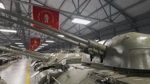 Soviet ZSU 57 2 anti aircraft tank at Patriot Park Kubinka Russia Stock-Footage 339247604