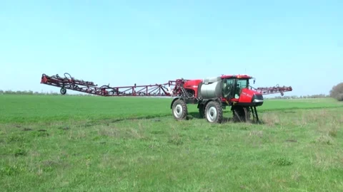 Sowing company. a machine Stock Footage 106929995