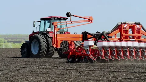 Sowing of sugar beet Stock Footage 62640378