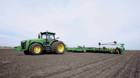 Sowing of sugar beet 库存影片 62640600