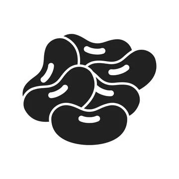 Soy bean icon in flat style. Soybean vector illustration on isolated backgr.. Stock Illustration