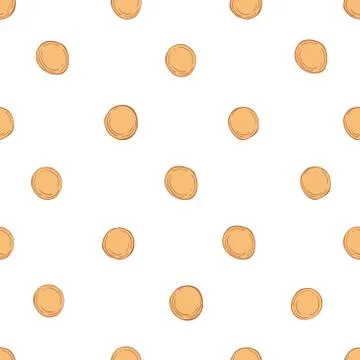 Soy beans. Seamless vector pattern Illustrazione stock