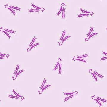 Soy dry glyph seamless pattern Stock Illustration