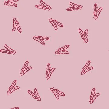 Soy dry line seamless pattern Illustrazione stock