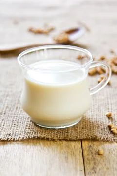 Soy milk Stock Photos
