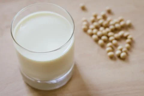 Soy milk Stock Photos
