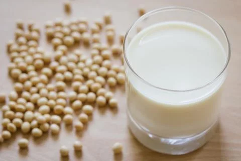 Soy milk 스톡 사진