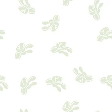 Soy nut glyph seamless pattern 库存插图