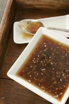 Soy sauce dressing Stock Photos