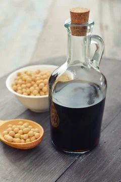 Soy sauce Stock Photos
