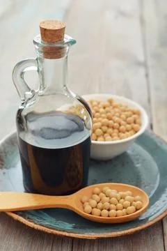 Soy sauce Stock Photos