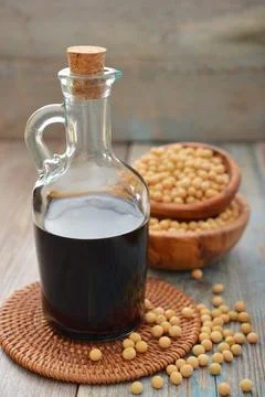 Soy sauce Stock Photos