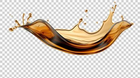 Soy sauce splash element Stock Illustration