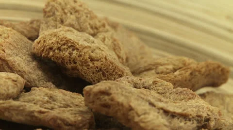 Soy steaks - chunks 2 Stock-Footage 23253510