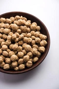 Soya chunks are known for its various health benefits Foto stock
