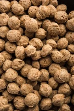 Soya chunks are known for its various health benefits Foto stock