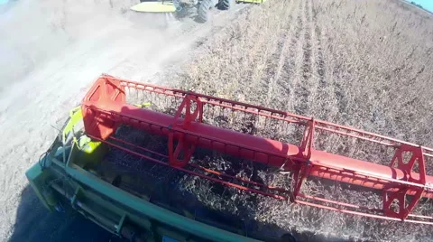 Soybean harvest Stock-Footage 44868111