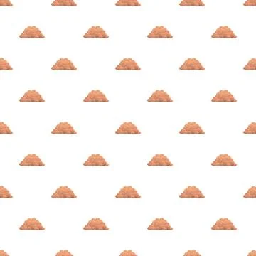 Soybean heap repeating seamless pattern background Stock Illustration