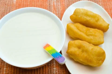Soybean milk Stock Photos
