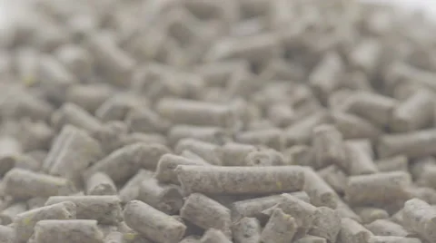 Soybean oilcake rotate on white surface Stock Footage 55101568