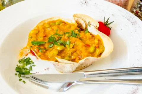 SOYBEAN STEW DISH Stock Photos