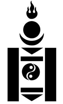 Soyombo Symbol Stock-Illustration