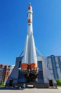 The Soyuz rocket Stock Photos
