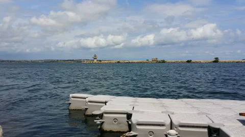 Sozopol harbor Stock Footage 40013678