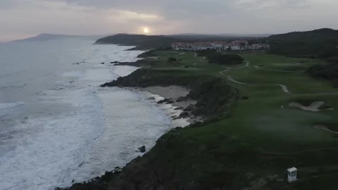 SP 0133 Drone Beach Push in DJI 0060 Stock Footage 169977733