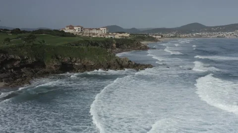 SP 0134 Drone Beach Push in DJI 0087 Stock Footage 170016710