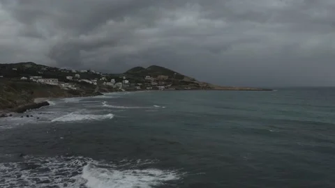 SP 0140 Drone Beach Push in DJI 0085 Stock Footage 169979132