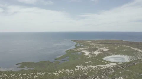 SP 0151 Drone Beach Push in DJI 0087 Stock Footage 169981878