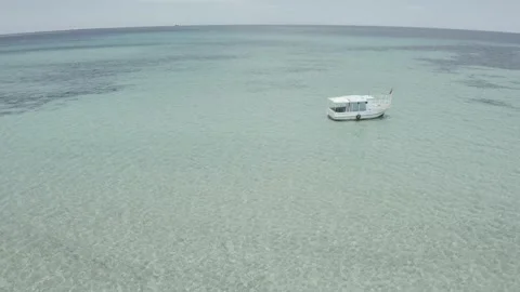 SP 0154 Drone Beach Push in DJI 0086 Stock Footage 169982393