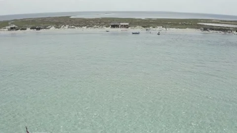 SP 0155 Drone Beach Push in DJI 0086 Stock Footage 169982857