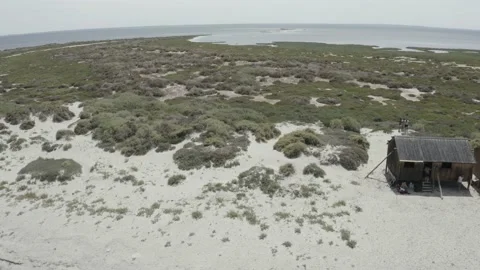 SP 0156 Drone Beach Push in DJI 0086 Stock Footage 169983448