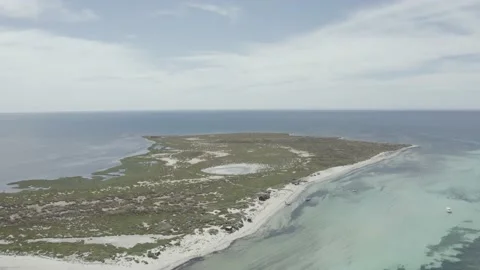 SP 0159 Drone Beach Push out DJI 0086 Stock Footage 169983891